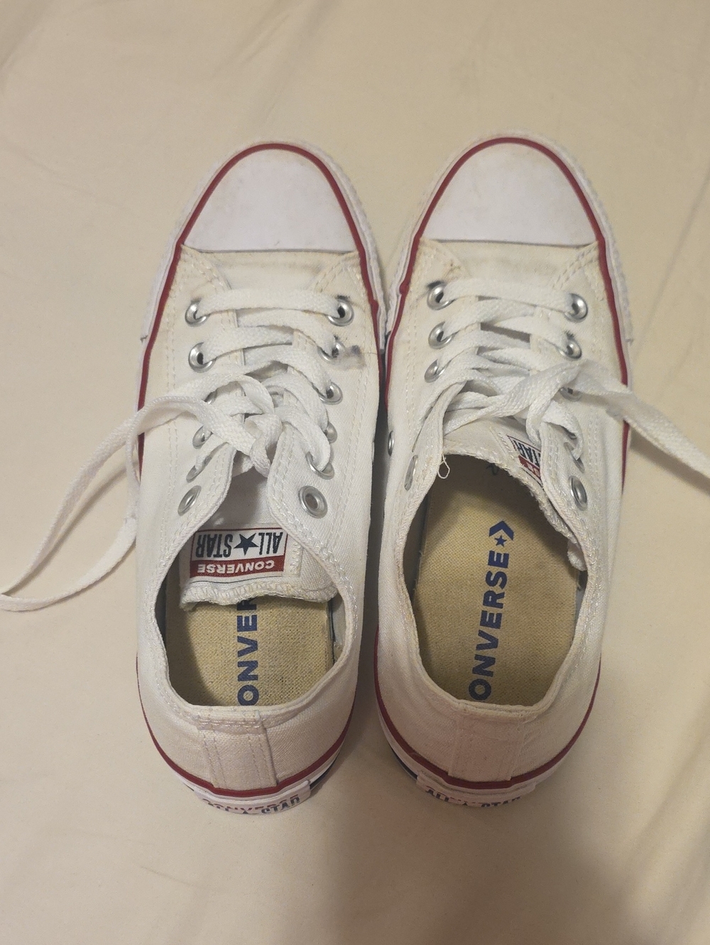 White Converse All Star W7